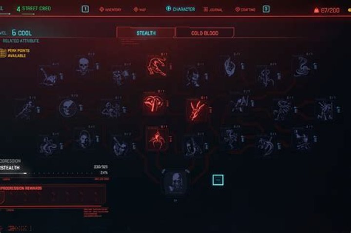 Cyberpunk 2077 Skills, Attributes, Perks, and Points guide