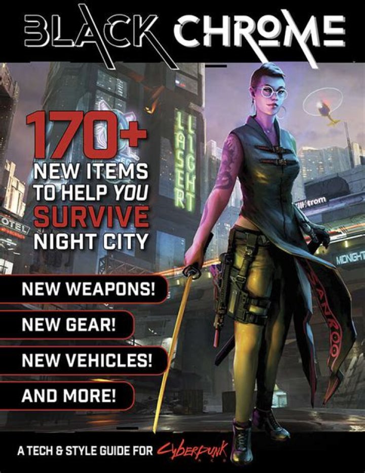 Cyberpunk Red: Black Chrome Is A Modern Classic Gear Book