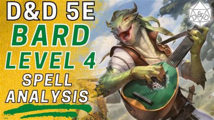 D&D 5E - Bard Spell List Aid