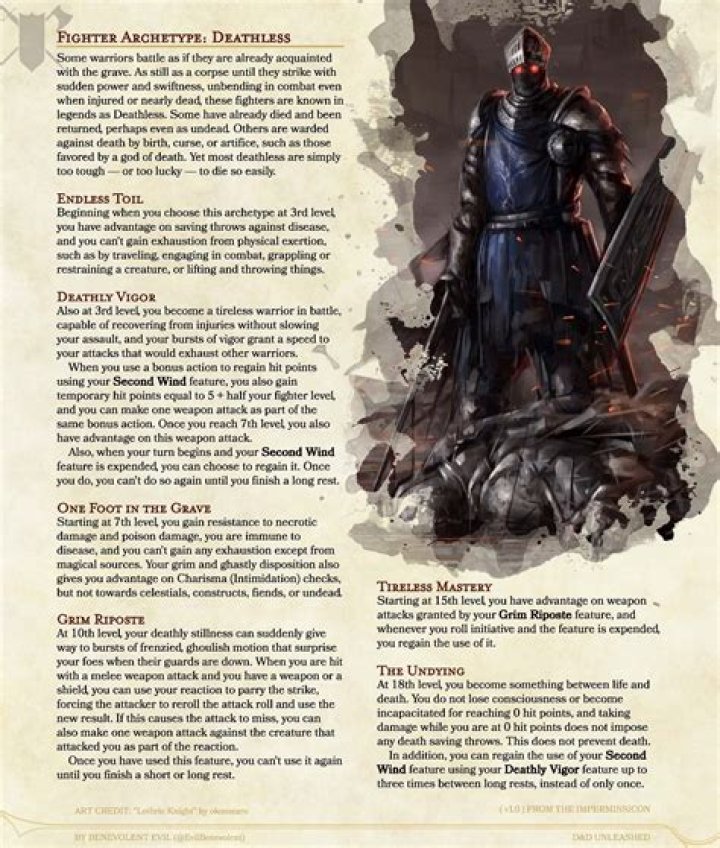 D&D 5E - New class concepts