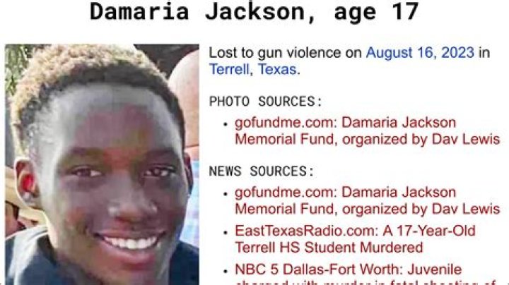 Damaria Jackson Obituary, Damaria Jackson Was Shot Dead