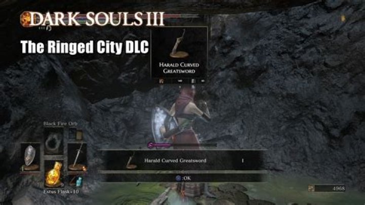 Dark Souls III The Ringed City: Where to Get the Harald Curved Greatsword