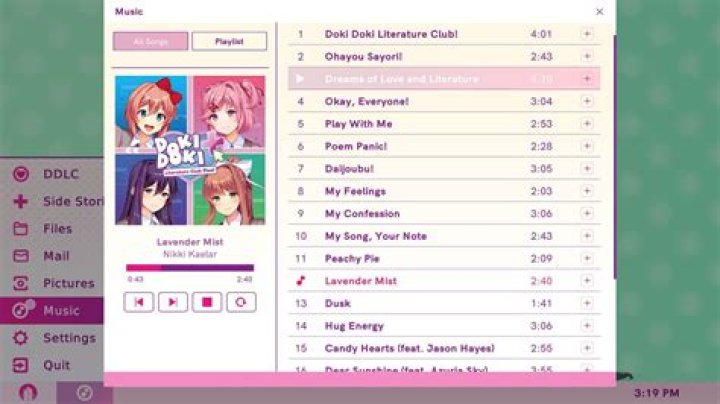 DDLC Plus: How to Exit to Desktop, Change Background, & Listen to Music