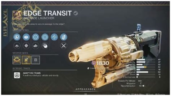 Destiny 2 Into the Light Edge Transit god roll for PvE & PvP