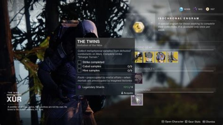 Destiny 2 Xur location and items, April 19-22