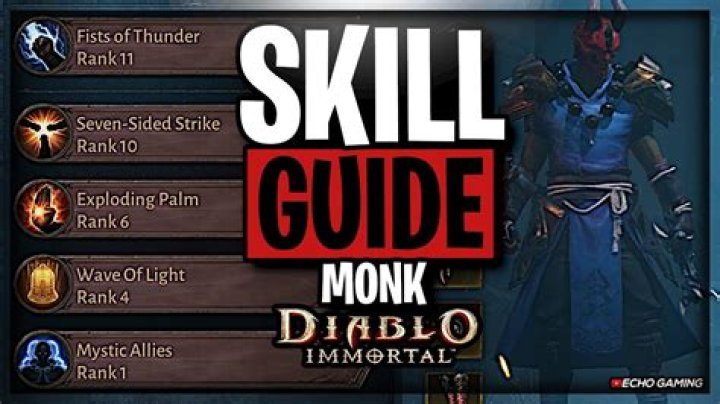 Diablo Immortal Monk Skills: Full List