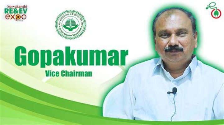 Discovering The Life And Achievements Of Mr. Gopakumar