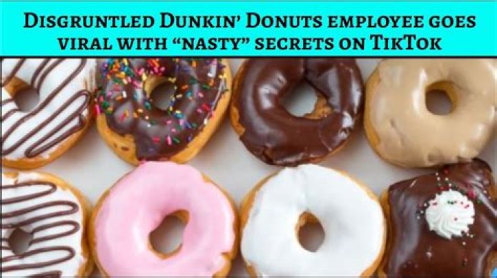 Disgruntled Dunkin' Donuts employee goes viral with 