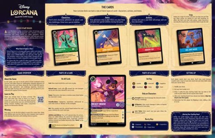 Disney Lorcana rules aim to be accessible for new and old TCG players