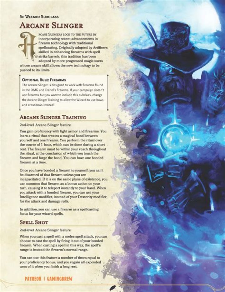 DMs Guild - Slings at D&D 5e (The Slinger subclass , new feats, the staff sling weapon, magic items and NPC statblocks featuring the sling weapon!