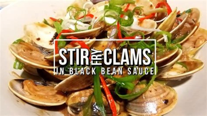 Easy Chinese clams with black bean sauce - recipe