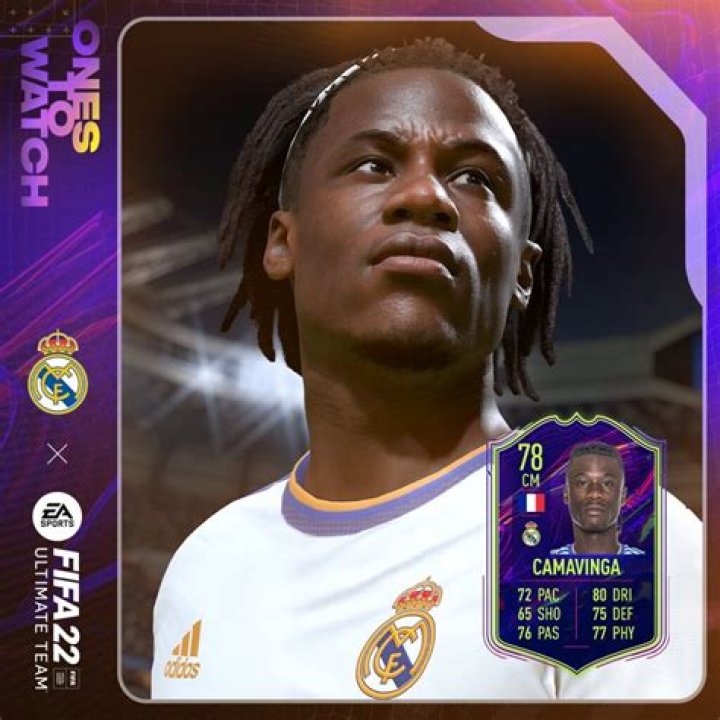Eduardo Camavinga FIFA 22 Ones to Watch Card Revealed