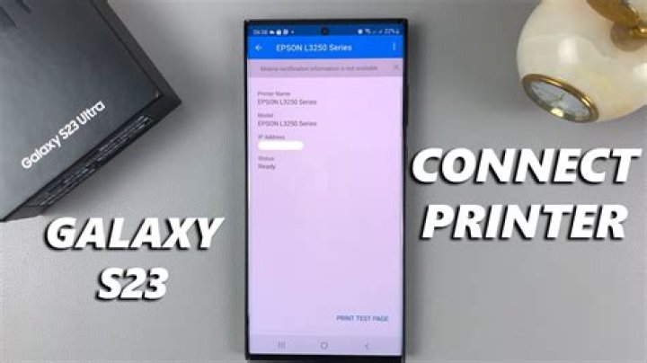 Epson Printer Issue with Galaxy S3