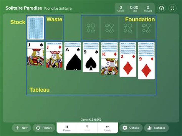 Estratégia da Paciência - Solitaire Paradise