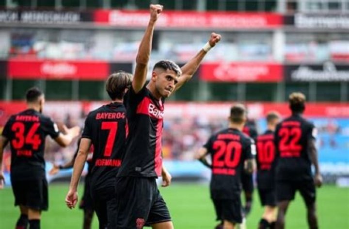 Exequiel Palacios scores for Bayer Leverkusen in 5-1 win vs. Darmstadt