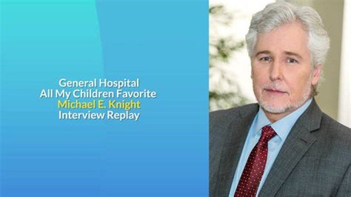 Exploring The Life And Career Of Michael E. Knight