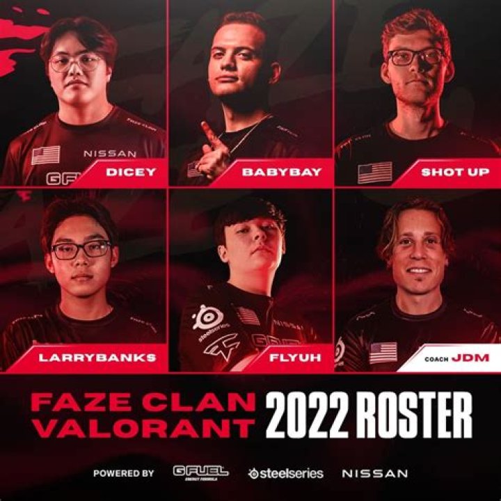 FaZe Clan unveil entire Valorant roster for VCT 2022