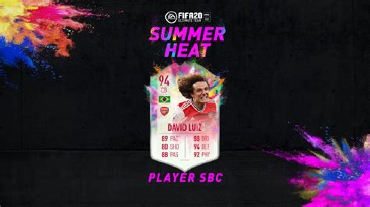 FIFA 20 Summer Heat: How to complete David Luiz SBC
