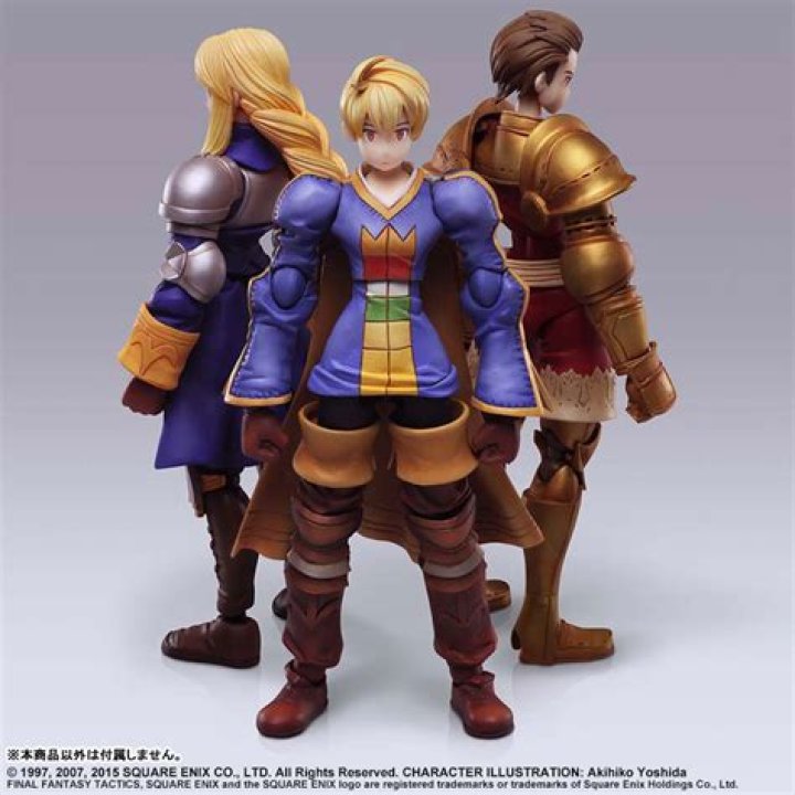 Final Fantasy Tactics Getting New Ramza, Delita, & Agrias Bring Arts Figures by Square Enix