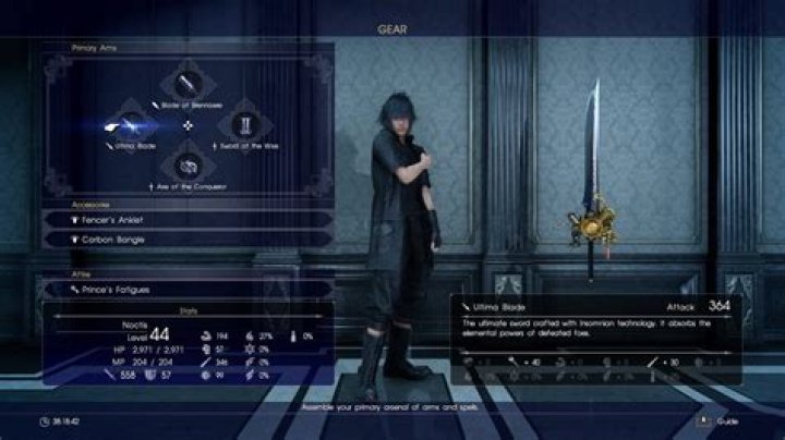 Final Fantasy XV: How to Upgrade the Engine Blade to Get Ultima Blade