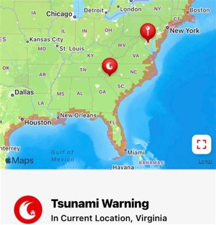 
Florida News |	Apps sent ‘erroneous tsunami alert’ to users across Atlantic, Gulf Coast from routine test message	