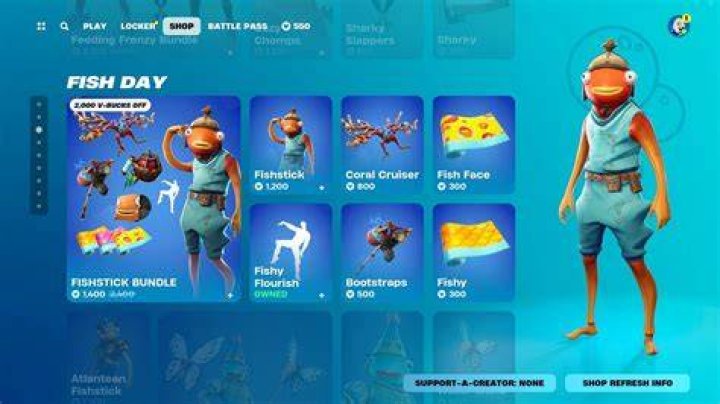 Fortnite 16.20 Update Adds New Bows, Vehicle Mods & Princess Fishstick Skin