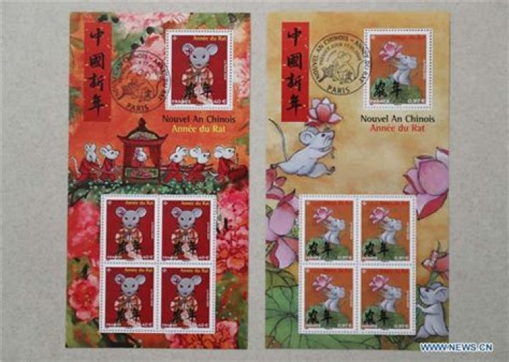 France marks Chinese Lunar Year with rat stamps - Xinhua