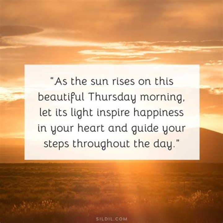 Good Morning Thursday Quotes To Inspire Your Day