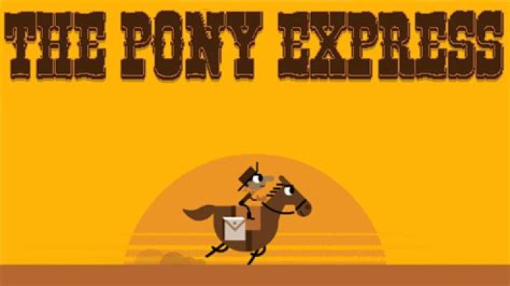 Google Doodle marks Pony Express' 155th anniversary with a video game