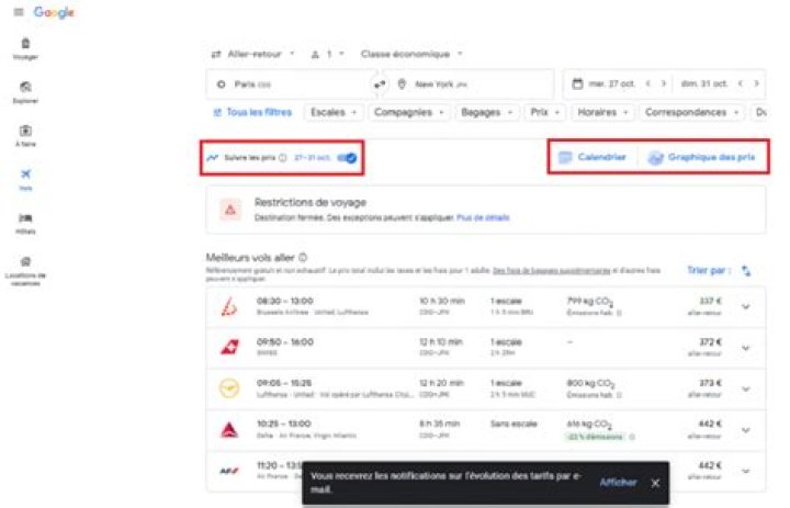 Google Flights : guide pratique sur le comparateur de vols made in Google