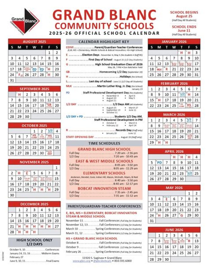 Grand Blanc Community School District - Michigan