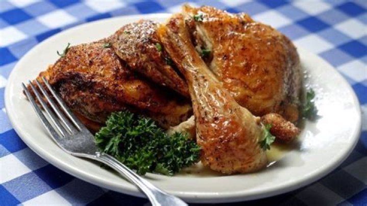 	Greek Islands’ chicken ladoregano flavorful and moist	
