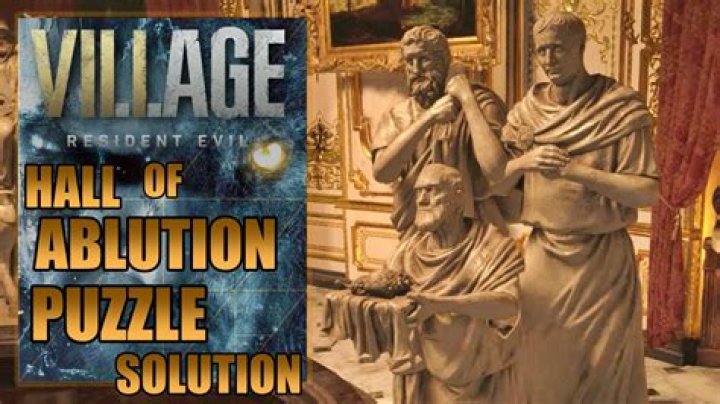Hall of Ablution Resident Evil Village Puzzle Solution