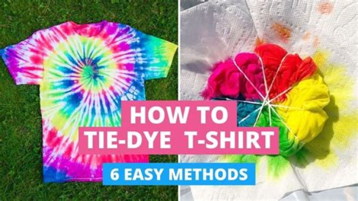 Here’s how to DIY cool tie dye T-shirts with stuff in your house - YP