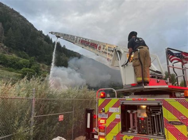 Historic building in Weber Canyon destroyed by fire started by lightning