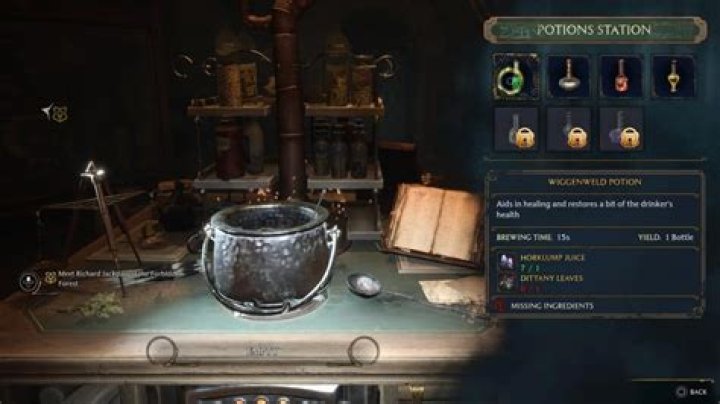 Hogwarts Legacy: How to make Wiggenweld Potions and restore health