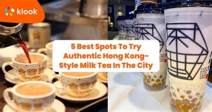 Hong Kong's Iconic Milk Tea