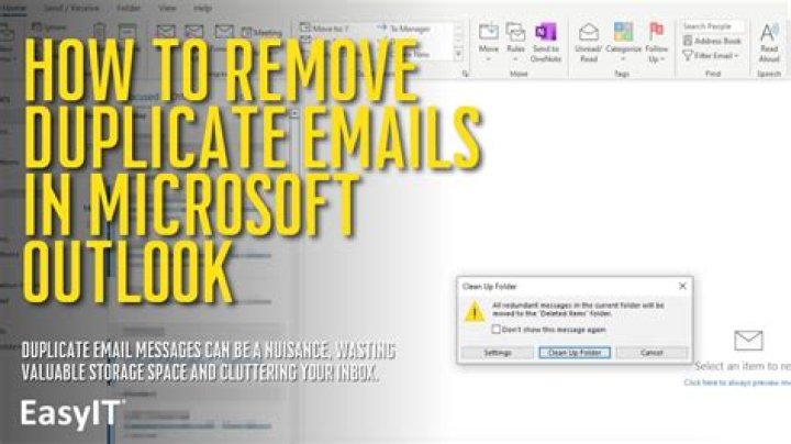 How can I remove duplicate data from Outlook 2007?