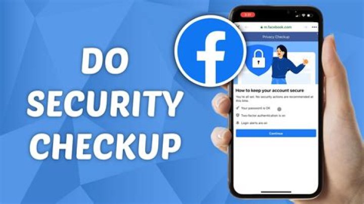 How do I complete a security check on Facebook?