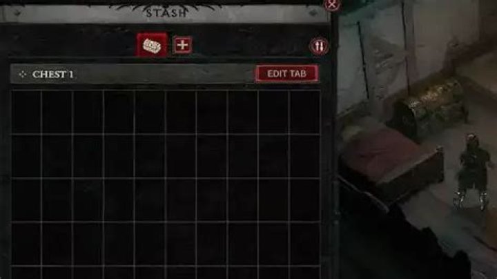 How does the stash work in Diablo 4?