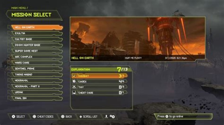 How Long Doom Eternal Takes to Beat & How Many Missions There Are
