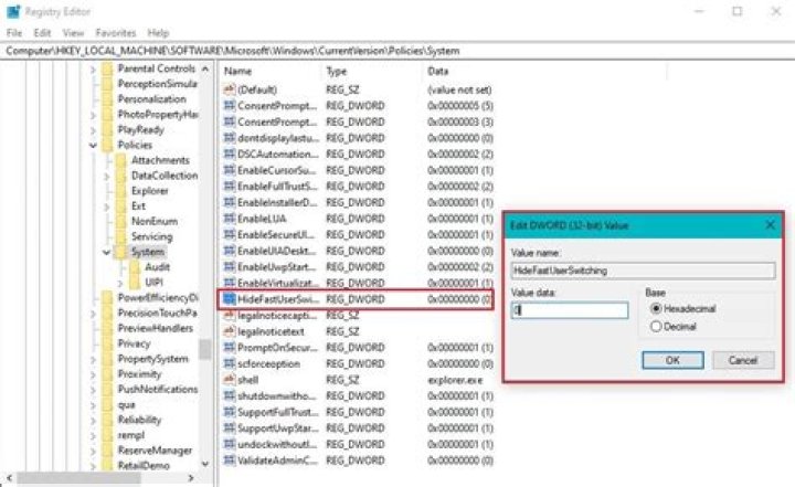 How to Activate or Deactivate Fast User Switching on Windows 10