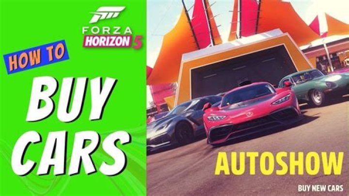 How to Buy Cars in Forza Horizon 5