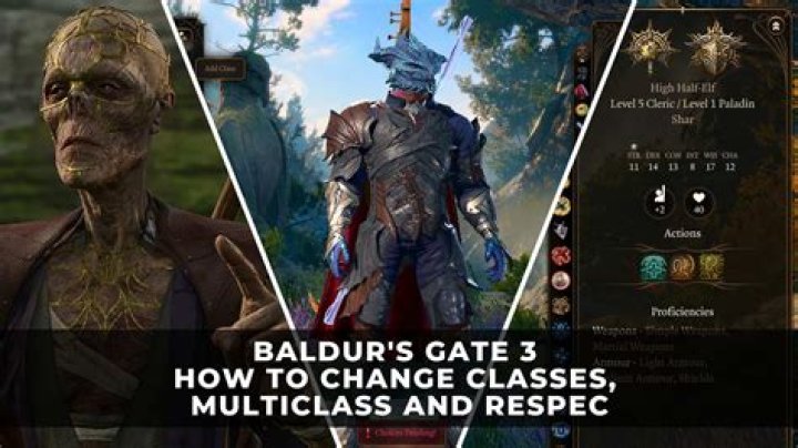 How to change your class and respec in Baldur’s Gate 3