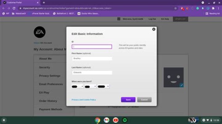 How to Change Your EA/Origin Account Name
