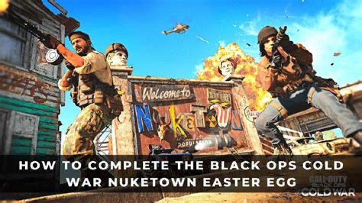 How to complete Black Ops Cold War's Nuketown '84 easter egg
