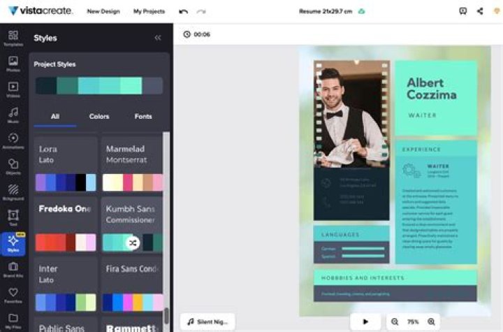 How to Create a Resume Using VistaCreate