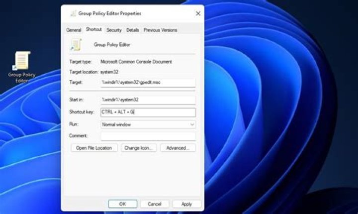 How to Create Local Group Policy Editor Shortcuts in Windows 11 