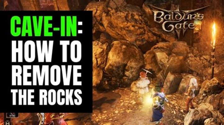 How to Destroy the Rocks in Grymforge Cave in Baldur's Gate 3 (BG3)