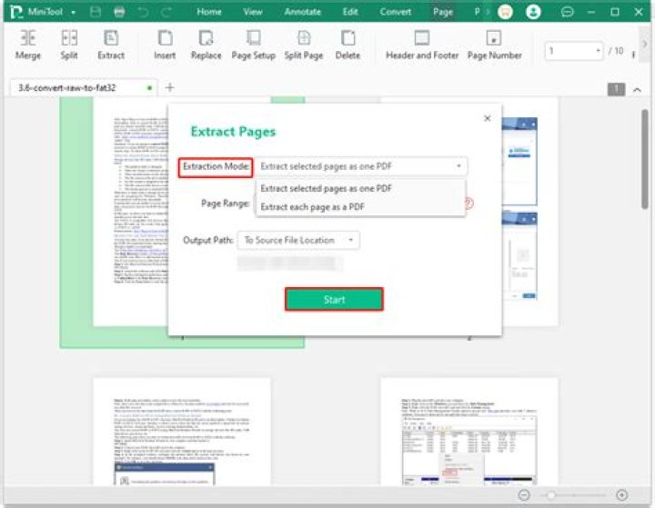 How to Extract Pages From a PDF in Windows 10